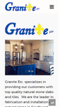 Mobile Screenshot of granite-etc.com